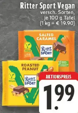 Edeka Ritter Sport Vegan Angebot