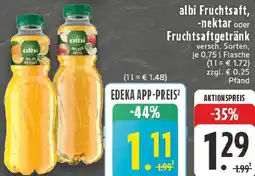 Edeka albi Fruchtsaft, nektar oder Fruchtsaftgetränk Angebot