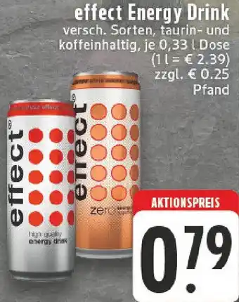 Edeka effect Energy Drink Angebot