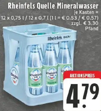 Edeka Rheinfels Quelle Mineralwasser Angebot