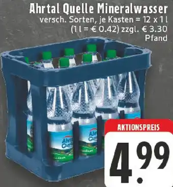 Edeka Ahrtal Quelle Mineralwasser Angebot
