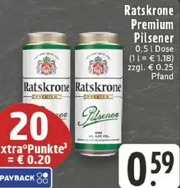 Edeka Ratskrone Premium Pilsener Angebot