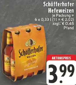 Edeka Schöfferhofer Hefeweizen Angebot