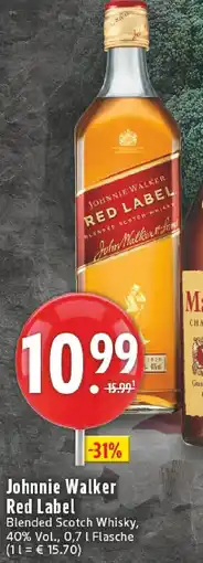 Edeka Johnnie Walker Red Label Angebot