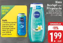 Edeka Nivea Duschgel oder Pflegedusche Angebot