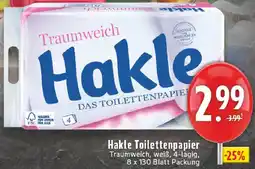Edeka Hakle Toilettenpapier Angebot