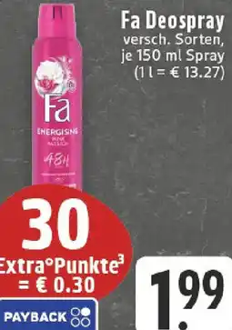 Edeka Fa Deospray Angebot