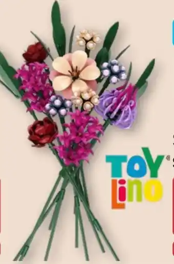 Aldi Nord Toylino Klemmbausteine-Blumenstrauß Angebot