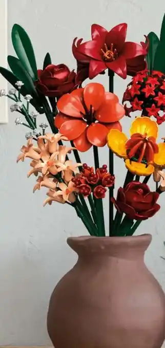 Aldi Nord Klemmbausteine Blumenstrauß Angebot