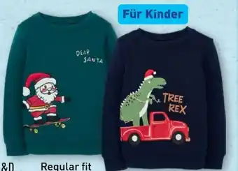 Aldi Nord PocoPiano Kinder Weihnachts-Sweatshirt Angebot