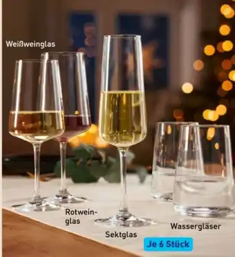 Aldi Nord Crofton Gläser 6er-Set Angebot