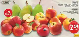 Edeka Tafeläpfel oder Tafelbirnen Angebot