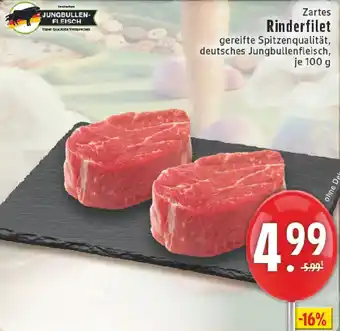 Edeka Zartes Rinderfilet Angebot