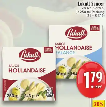Edeka Lukull Saucen Angebot