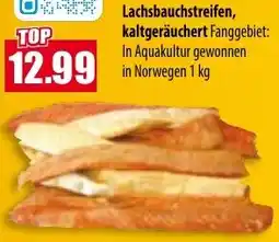 Mix Markt Lachsbauchstreifen, kaltgeräuchert Angebot