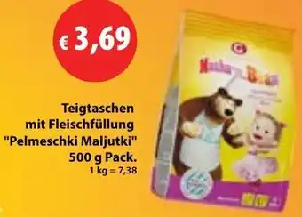Mix Markt Teigtaschen mit Fleischfüllung "Pelmeschki Maljutki" Angebot