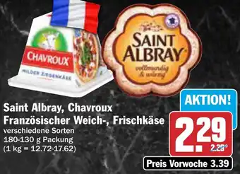 AEZ Saint Albray, Chavroux Französischer Weich-, Frischkäse Angebot