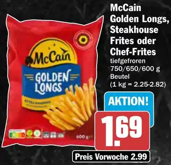 AEZ McCain Golden Longs, Steakhouse Frites oder Chef-Frites Angebot