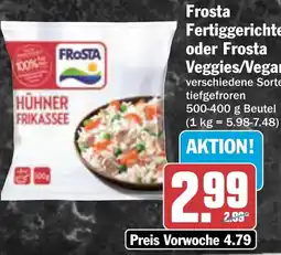 AEZ Frosta Fertiggerichte oder Frosta Veggies/Vegan Angebot