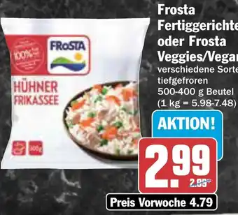 AEZ Frosta Fertiggerichte oder Frosta Veggies/Vegan Angebot