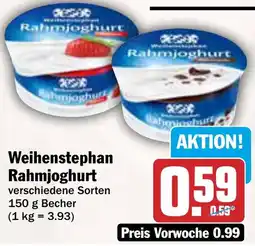 AEZ Weihenstephan Rahmjoghurt Angebot