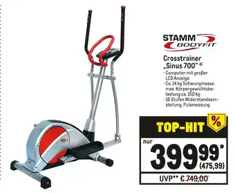 METRO Stamm Bodyfit Crosstrainer Sinus700 Angebot