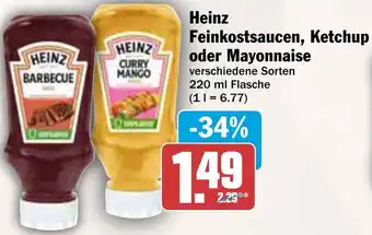 AEZ Heinz Feinkostsaucen, Ketchup oder Mayonnaise Angebot