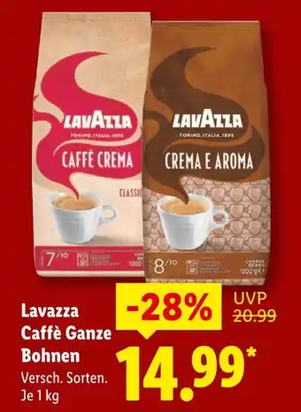 Lidl Lavazza caffè crema classic Angebot
