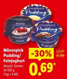 Lidl Mövenpick pudding kirsch Angebot