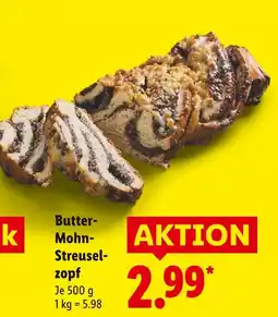 Lidl Butter-mohn-streuselkopf Angebot