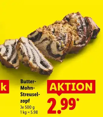 Lidl Butter-mohn-streuselkopf Angebot