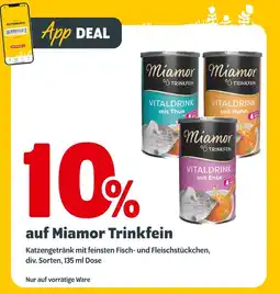 Das Futterhaus Miamor app deal 10% rabatt Angebot