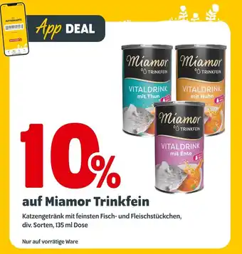 Das Futterhaus Miamor app deal 10% rabatt Angebot