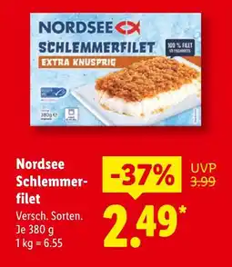 Lidl Nordsee schlemmerfilet extra knusprig Angebot