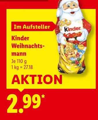 Lidl Kinder weihnachtsmann Angebot