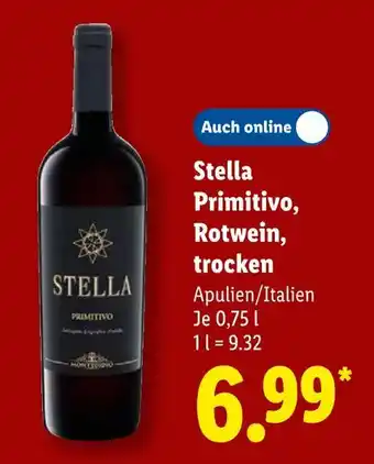 Lidl Stella primitivo Angebot