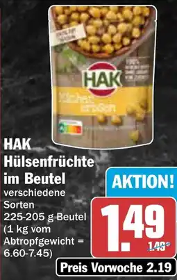 AEZ HAK Hülsenfrüchte im Beutel Angebot