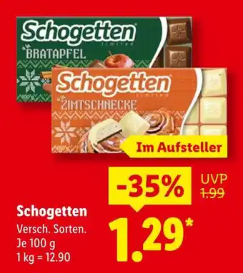 Lidl Schogetten bratapfel Angebot
