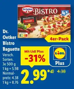 Lidl Dr. oetker bistro baguette Angebot
