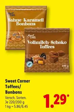 Lidl Sweet corner sahne-karamell bonbons Angebot