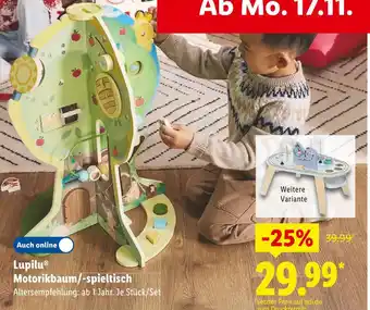 Lidl Lupilu motorikbaum/-spieltisch Angebot