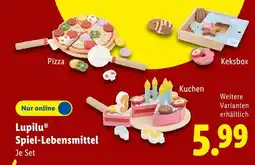 Lidl Lupilu spiel-lebensmittel pizza Angebot