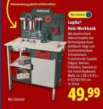 Lidl Parkside lupilu holz-werkbank Angebot