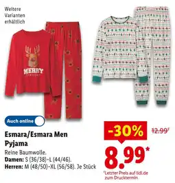 Lidl Esmara men pyjama Angebot