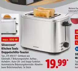 Lidl Silvercrest kitchen tools doppelschlitz-toaster Angebot