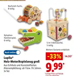 Lidl Holz-motorikspielzeug groß Angebot