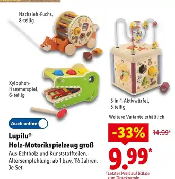 Lidl Holz-motorikspielzeug groß Angebot