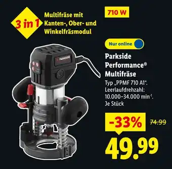 Lidl Parkside performance multifräse Angebot