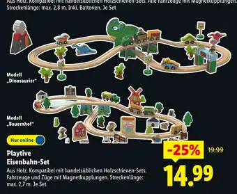 Lidl Playtive eisenbahn-set modell dinosaurier Angebot
