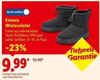 Lidl Esmara winterstiefel Angebot